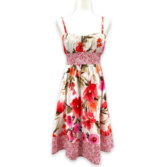 My Michelle Size 11 Fit and Flare Floral Midi Summer Dress - Picture 1 of 9